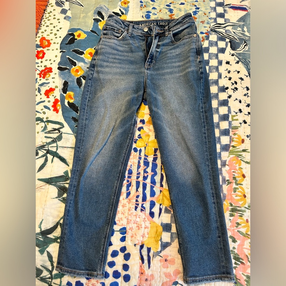 American Eagle Outfitters High Rise Blue Jeans